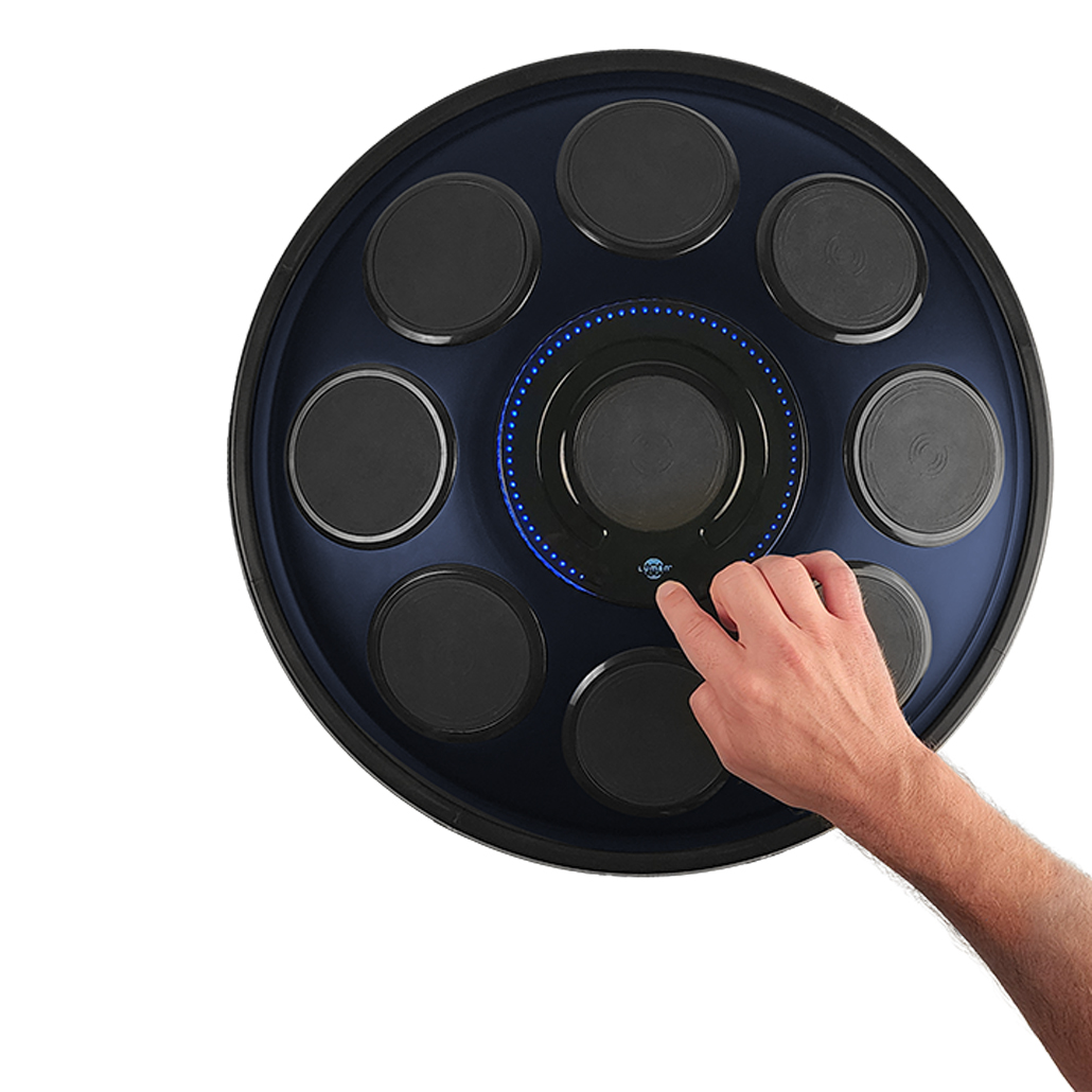 Lumen Handpan in hand